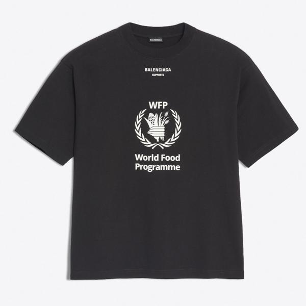 バレンシアガコピー 2019SS WORLD FOOD PROGRAMME Tシャツ 9090209